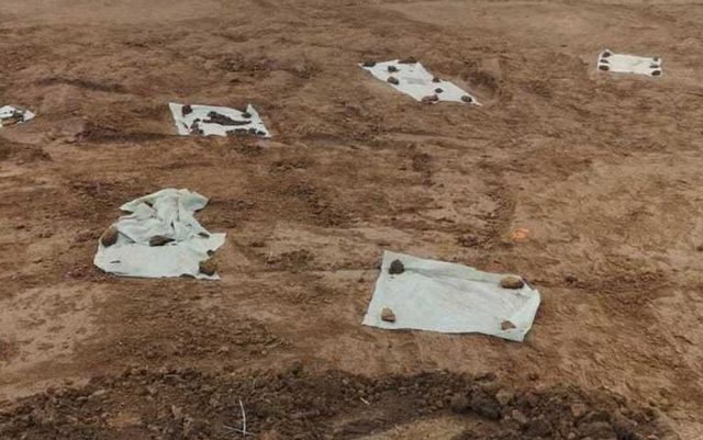 Gropi cu oseminte, descoperite pe șantierul drumului expres Craiova-Pitești