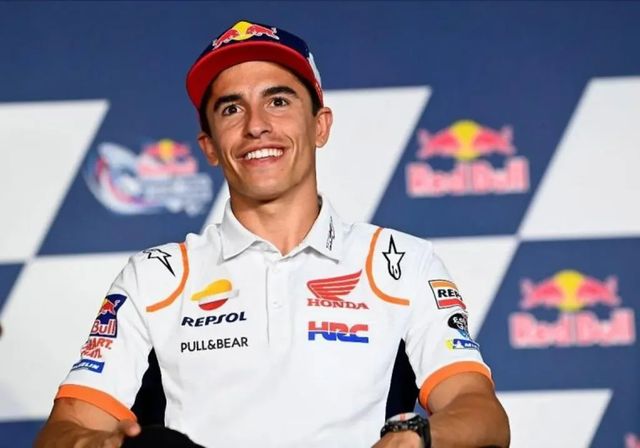 Marc Márquez corre en su jardín de Sachsenring