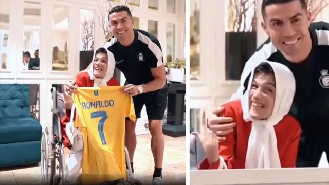 Vídeo | Irán condena a Cristiano Ronaldo a 99 latigazos por abrazar a una mujer con parálisis cerebral