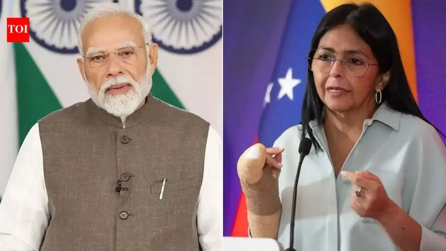 PM Modi Speaks To Venezuela Acting President Delcy Rodríguez, Vows To Deepen Ties