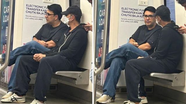 Akshay Kumar goes incognito as he beats Mumbai traffic with a metro ride