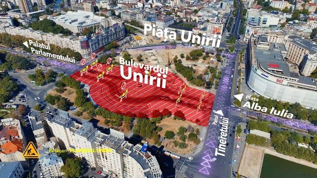 Șoferii din Capitală vor avea parte de noi restricții de circulație în zona Piața Unirii
