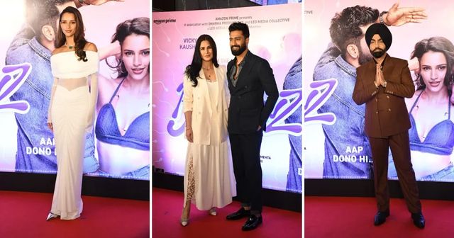 Madhuri Dixit ditches ethnics for a kaftan dress for Bad Newz screening