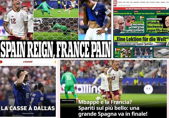 Así vivió el mundo la «lección» de España, que «apagó las estrellas y tocó el cielo»