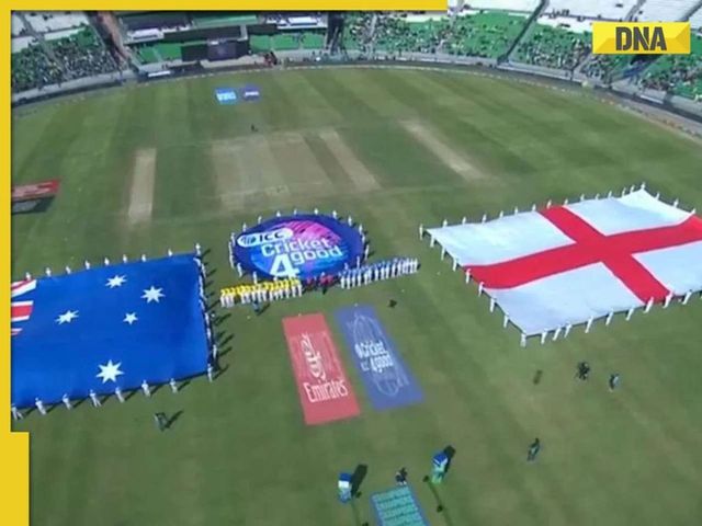 Indian national anthem played in Lahore before Australia vs England as ICC messes up