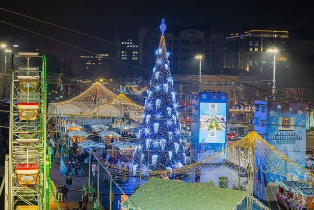 Târgul de Crăciun din Chișinău a fost prelungit până pe 25 ianuarie
