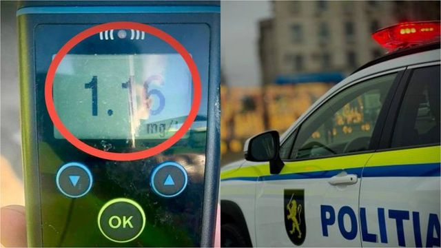 La volan, în stare de ebrietate în prima zi a Paștelui Blajinilor