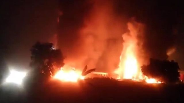 Massive Fire Breaks Out After Multiple Explosions In Greater Noida Chemical Factory