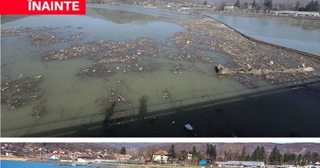 Lacul de acumulare de la Călimănești, curățat de tone de deșeuri