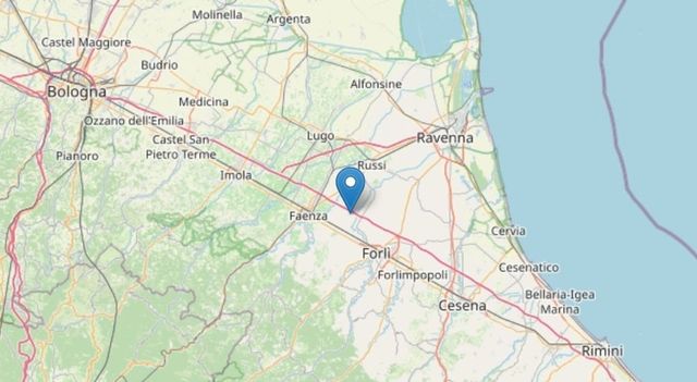 Terremoto Emilia Romagna, due scosse ravvicinate fra Forlì e Ravenna