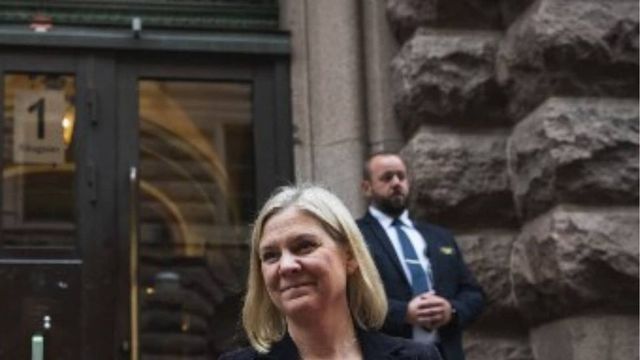 Sweden appoints finance chief as first female prime minister