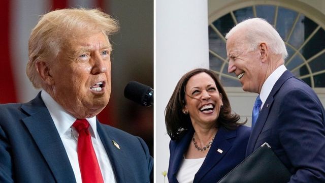 Donald Trump vs Kamala Harris on Hurricane Helene disaster relief