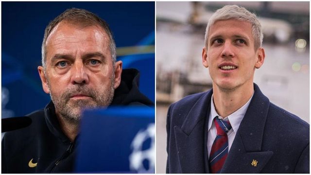 La rueda de prensa de Flick y Olmo previa del Barça - Copenhague, en directo