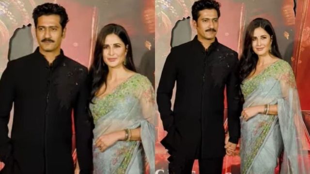 Chhaava Screening: Katrina Kaif And Vicky Kaushal Walk Hand-In-Hand