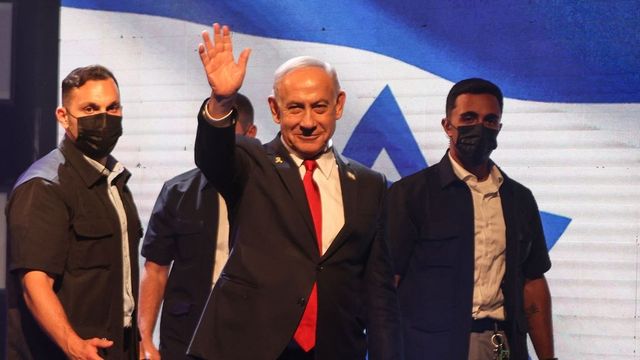 ‘This place is ours’: Benjamin Netanyahu clears stand on a Palestinian state