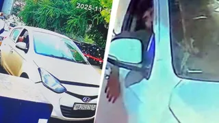 CCTV image of suspect driving Hyundai i20 that exploded near Red Fort emerges