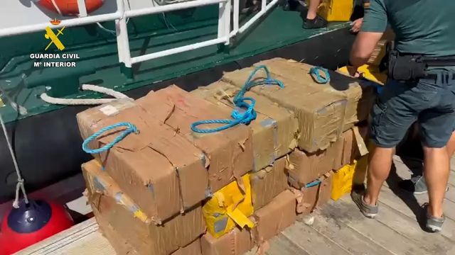La Guardia Civil interviene más de 800 kilos de cocaína en Huelva