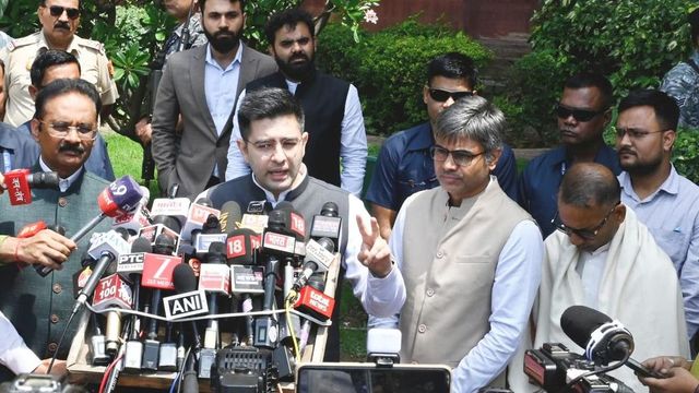 Raghav Chadha meets President Murmu, alleges harassment of MPs who quit AAP and joined BJP