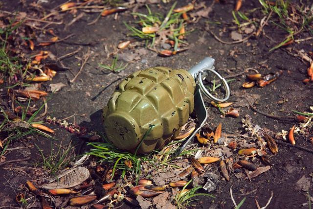 Ladă cu grenade de exercițiu, găsită într-un liceu din Sectorul 2