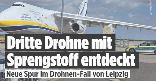 Aeroporto di Lipsia, scoperto un terzo drone con esplosivi