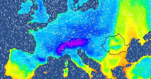 Cod galben de vânt puternic și informare de ninsori în toată țara