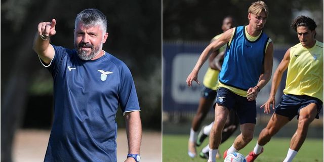 Lazio, Gattuso litiga con Taylor e lo caccia dall'allenamento