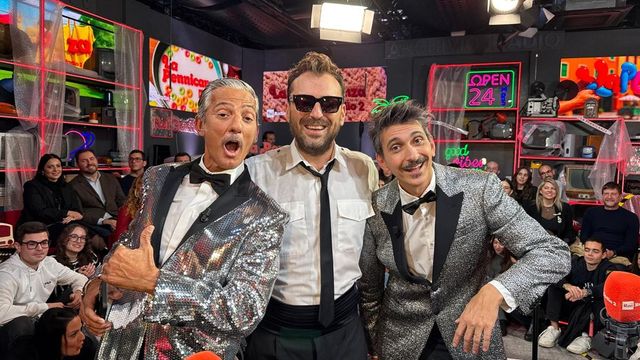 Show da Fiorello, Cremonini canta 'La Santa Pennicanza'