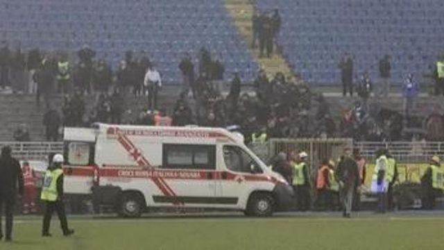 Tifoso Pro Patria in gravi condizioni dopo caduta allo stadio Piola di Novara