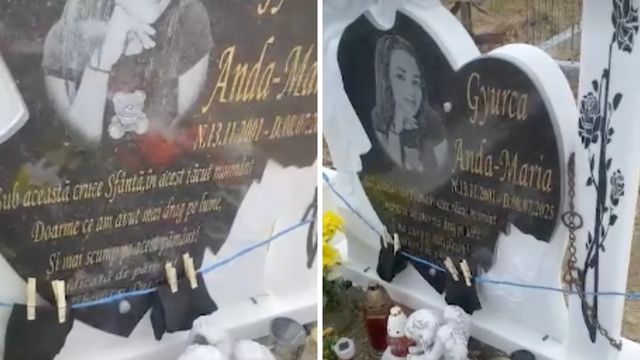 Mormântul victimei lui Emil Gânj a fost profanat. Anchetatorii au ridicat imagini de pe camerele de supraveghere