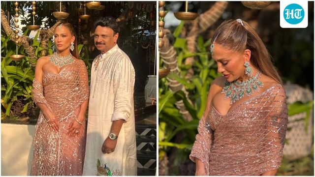 Everything Jennifer Lopez wore at the viral Netra-Vamsi wedding in Udaipur