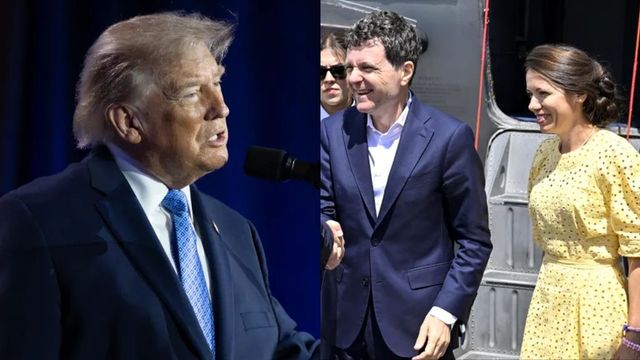Nicușor Dan i-a prezentat-o pe Mirabela Grădinaru lui Donald Trump, la fotografia oficială de la summitul NATO