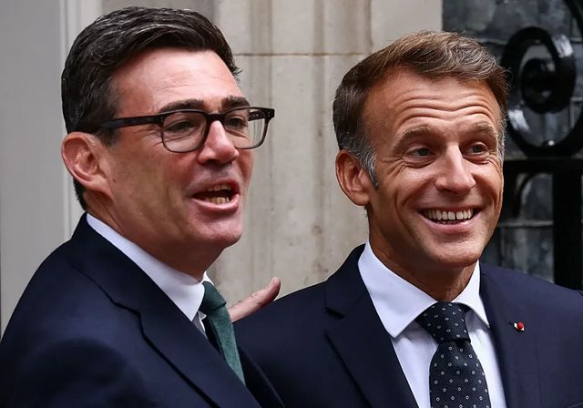 Burnham recibe a Macron con la vista puesta en una relación más estrecha con Europa