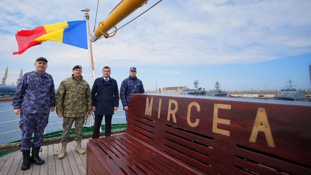 Nava-școală „Mircea” a plecat din Constanța, în marșul internațional de instrucție