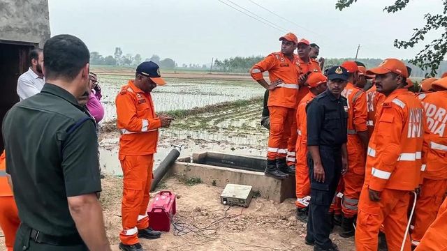 4-year-old boy who fell into 220-foot-deep borewell in Ambala dies after 21-hour rescue operation