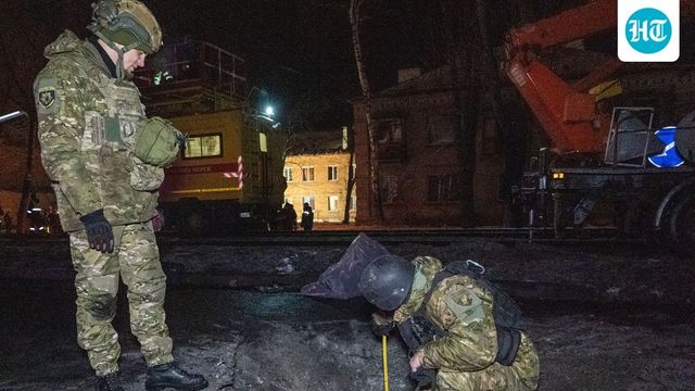 Russia Launches Missiles & Drones At Kyiv Ahead Of Key Zelensky-Trump Meeting