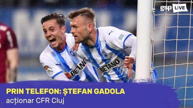 Ștefan Gadola, declarații după CSU Craiova - CFR Cluj 3-2: „Nu este o catastrofă!”