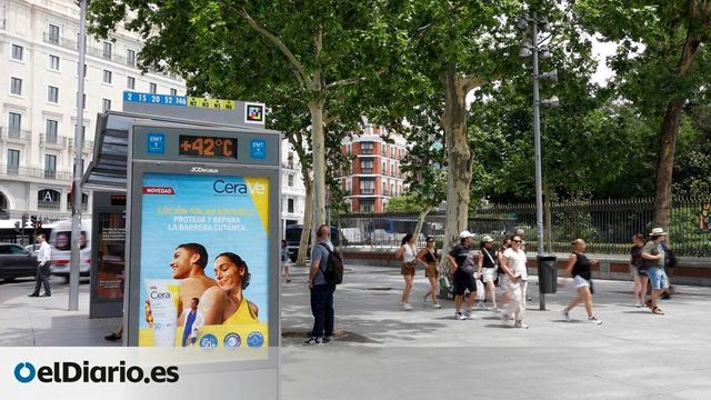 Temperaturas por encima de 40 grados en Madrid en el último día de la ola de calor