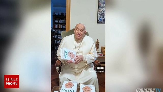 Papa Francisc și-a făcut debutul pe TikTok