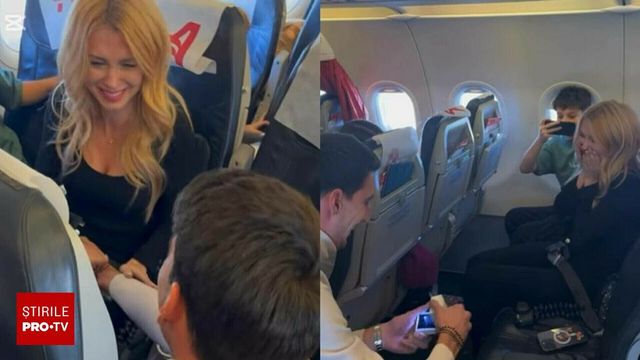 Andreea Bălan a fost cerută în căsătorie de Victor Cornea în avion, în timp ce se îndreptau spre Laponia