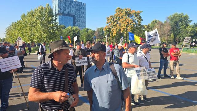 Protest al crescătorilor de oi și capre, la București