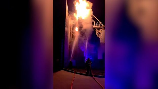 Incendiu la un uscător de cereale în Tulcea