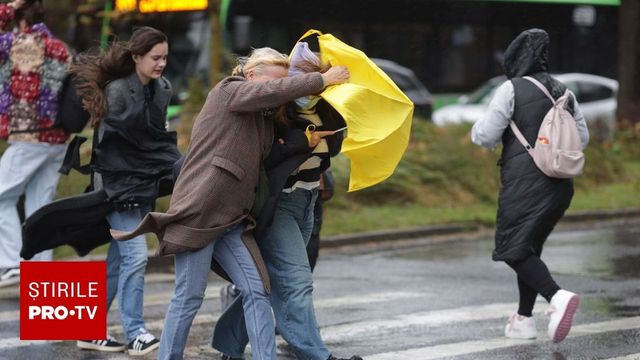 Județele care intră sub Cod galben de ploi și ninsori, inclusiv Capitala