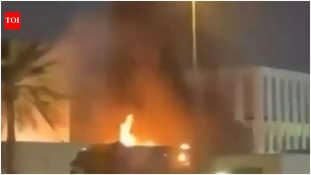 Drone Strike Sparks Fire Near US Consulate In Dubai; Marco Rubio Says All Staff Safe