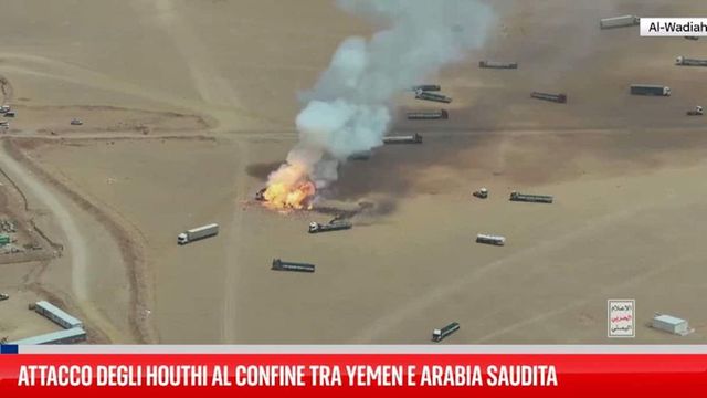Attacco degli Houthi al confine tra Yemen e Arabia Saudita