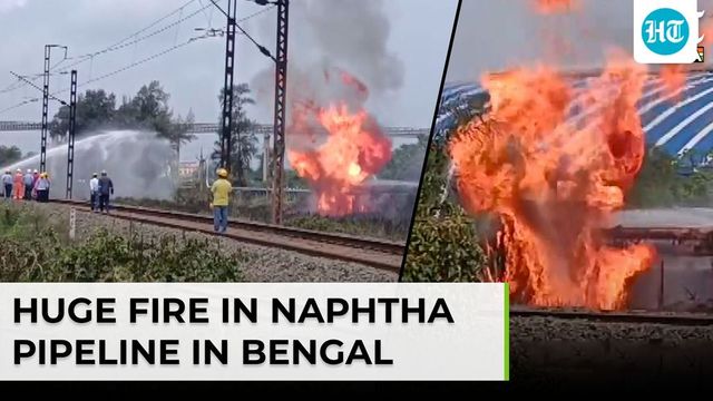 Over 10 injured in fire at naphtha pipeline in West Bengal’s Haldia