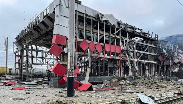 Ранени след удар с дрон в Украйна