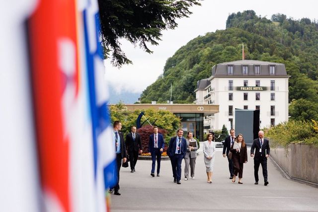 Майя Санду прибыла на саммит мира в Швейцарии