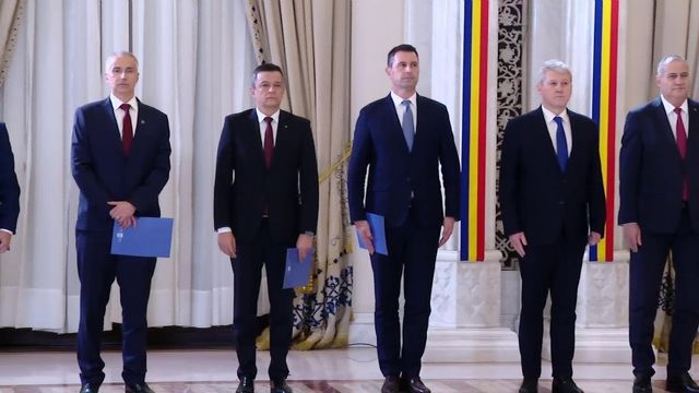 Membrii guvernului au ajuns la Cotroceni și depun jurământul