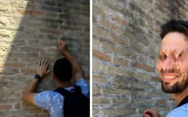 Turistul care și-a scrijelit numele pe Colosseum afirmă că nu știa că monumentul este atât de vechi