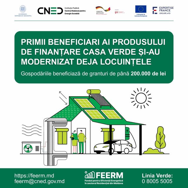 Granturi de până la 50% pentru case eficiente energetic: Casa Verde, primele rezultate